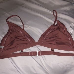 Rhythm light nude pink bikini top